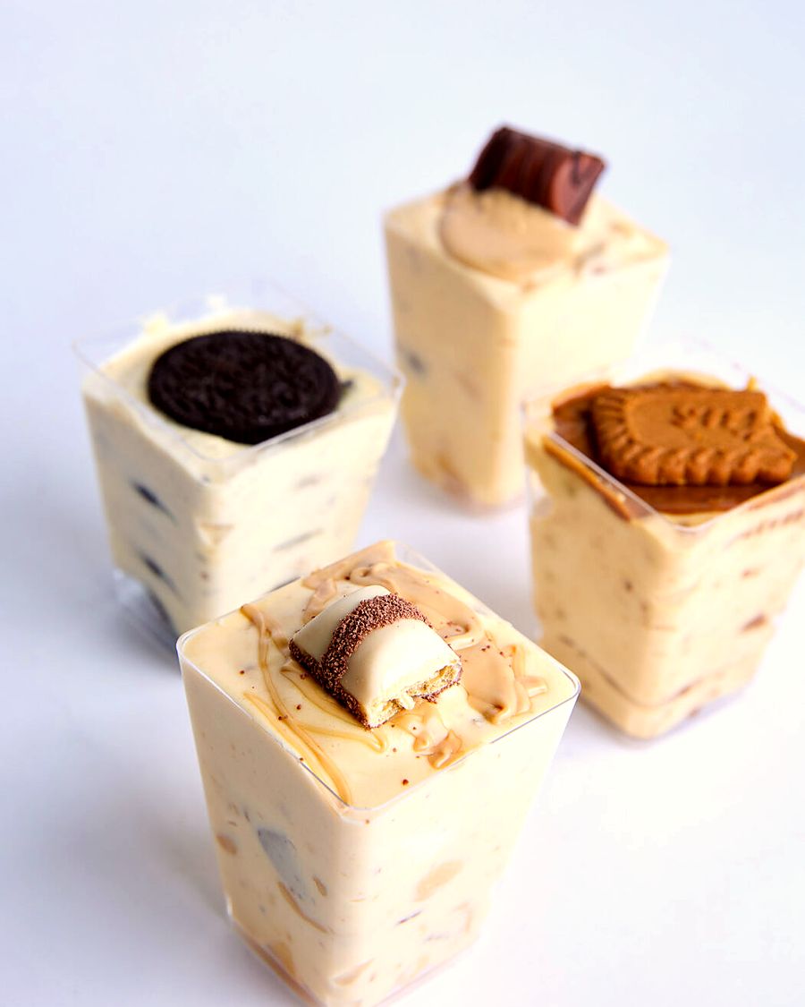Tiramisus en verrines Oreo, Lotus et Bueno de Nani Délice
